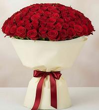 Букет 101 Красная роза Милано в Советске Калининградской области