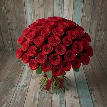 Букет 55 Красных роз Фридом #REPLACE_PRED# Советске Калининградской области