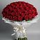 Букет 101 Красная роза Блэк Мэджик в Советске Калининградской области