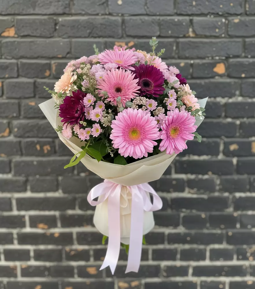 Букет цветов из: Герберы и Хризантемы в Советске Калининградской области