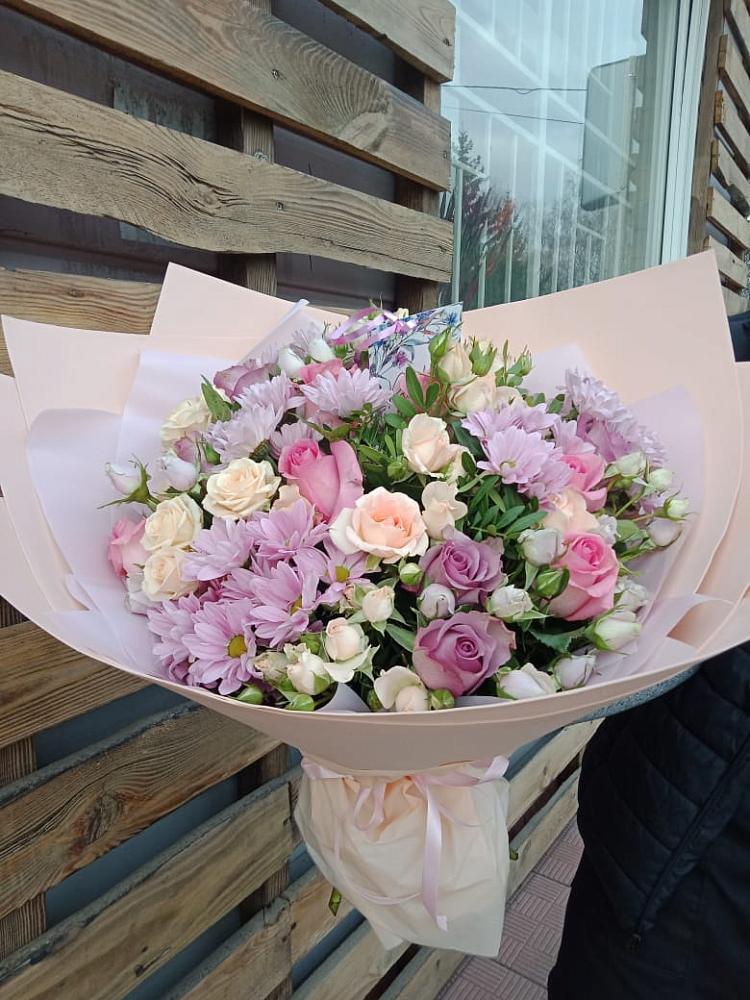 Букет цветов из: Розы и Хризантемы в Советске Калининградской области