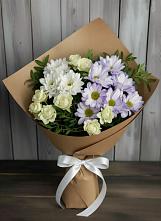 Букет цветов из:  Хризантемы и Розы #REPLACE_PRED# Советске Калининградской области