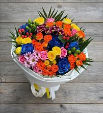 Букет цветов из:  Розы и Хризантемы в Советске Калининградской области