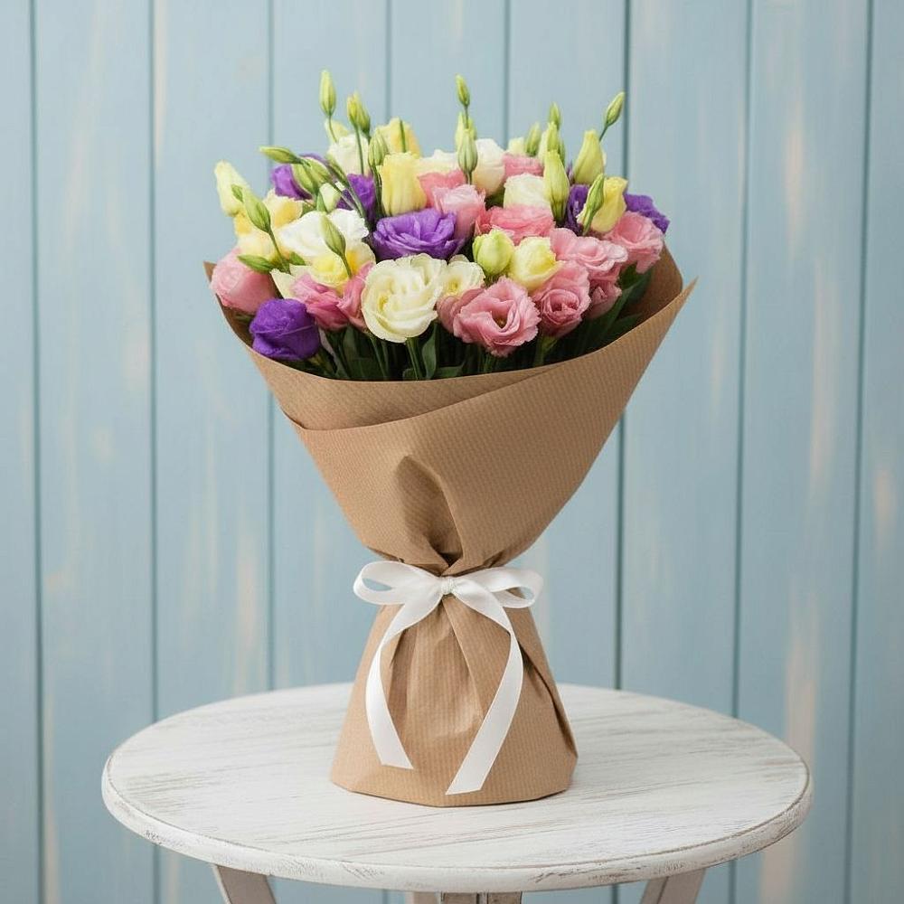 Букет цветов из: Лизиантусы в Советске Калининградской области