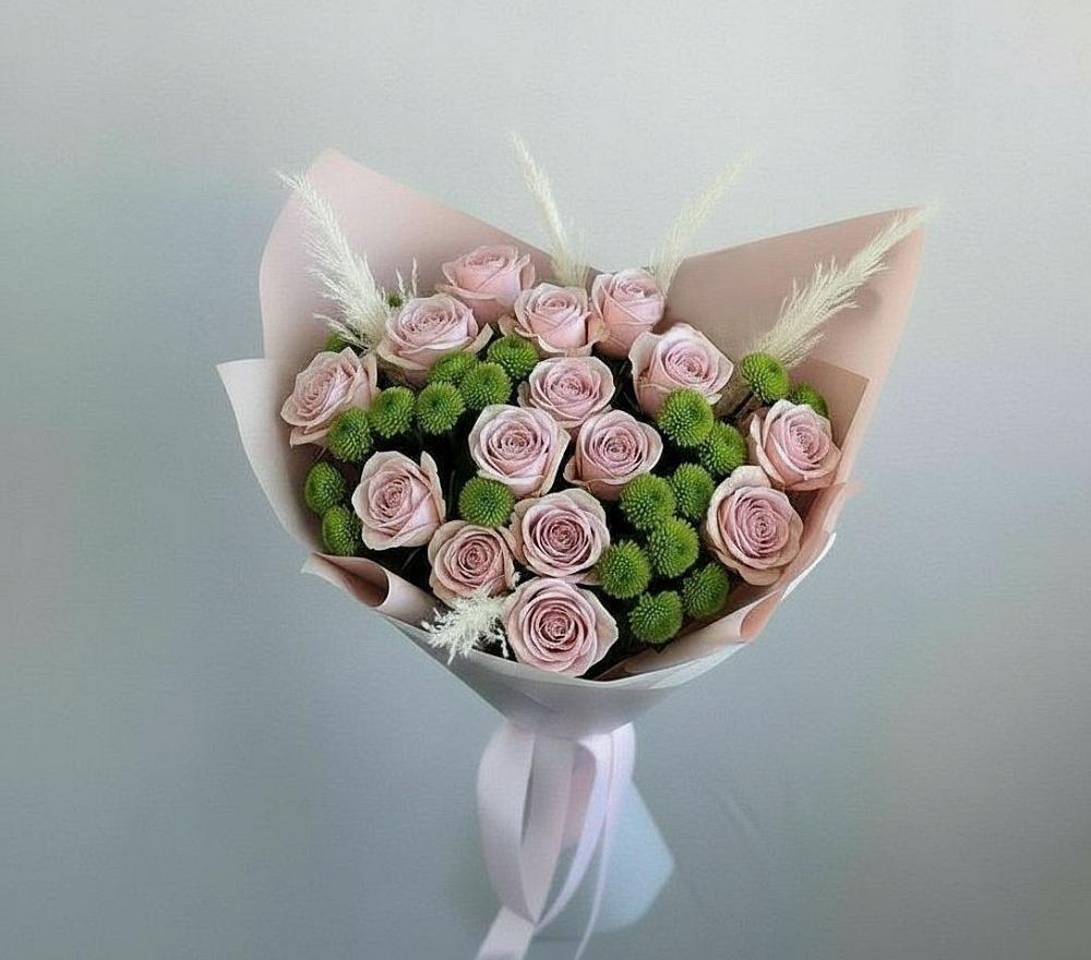 Букет цветов из: Розы и Хризантемы в Советске Калининградской области