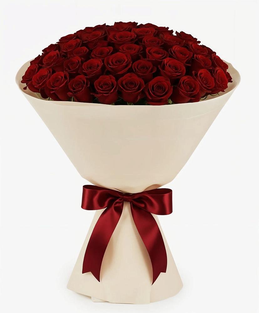 Букет 101 Бордовая роза Блэк Бакарра в Советске Калининградской области