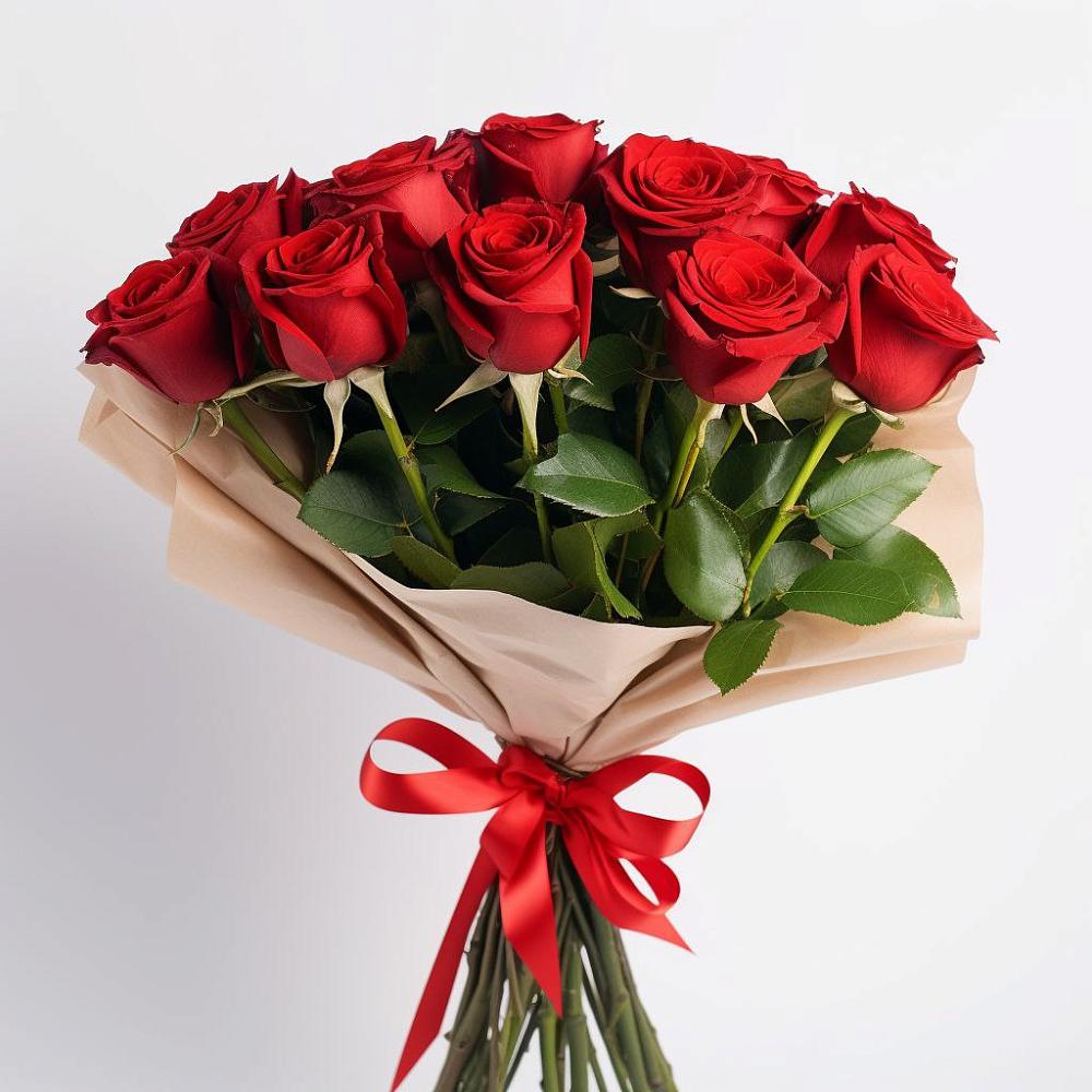 Букет 11 Красных роз Эдлесс Лав в Советске Калининградской области